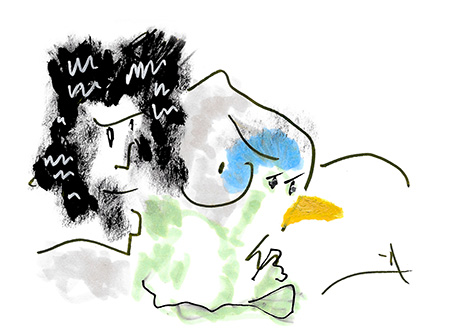 graphic moments of unexpected poetry